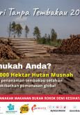 Hari Tanpa Tembakau: 200,000 Hektar Hutan Musnah